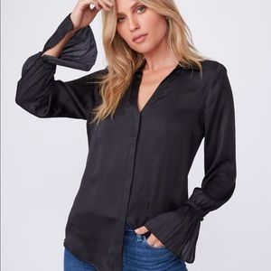 Brand New PAIGE Abriana Black Shirt!